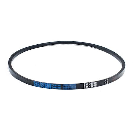 D&D B56/5L590 Classical V-Belt, 59 in Outside Length, 21/32 in Top Width, 1 Ribs B56/5L590